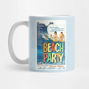 Vintage Movie - Beach Party Poster Mug